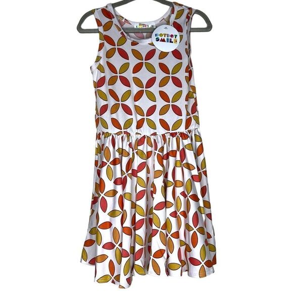 NEW Dot Dot Smile Retro Fall Floral Tank Dress 2T - Picture 1 of 7